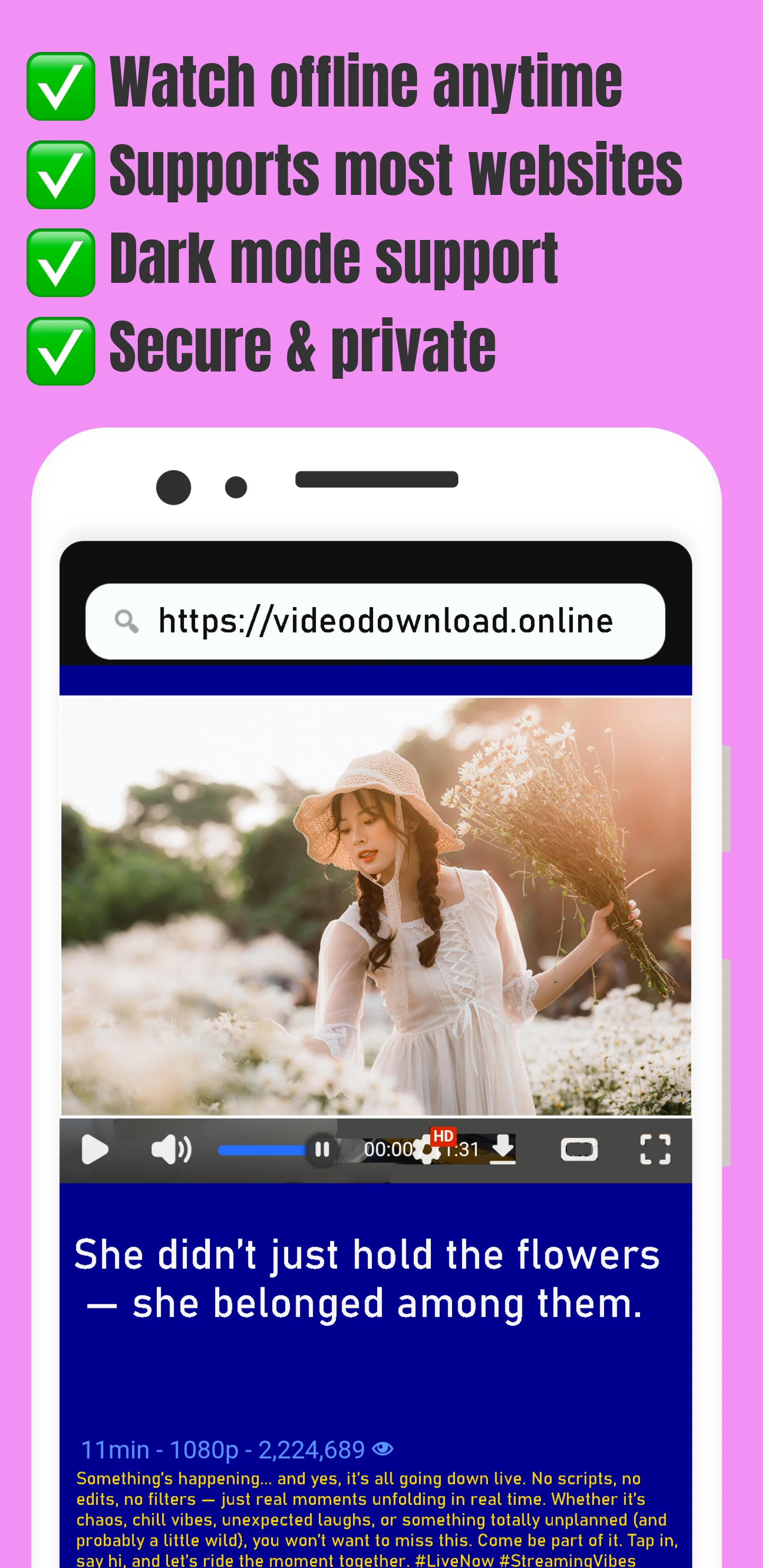 X Sexy Video Downloader Player screenshot