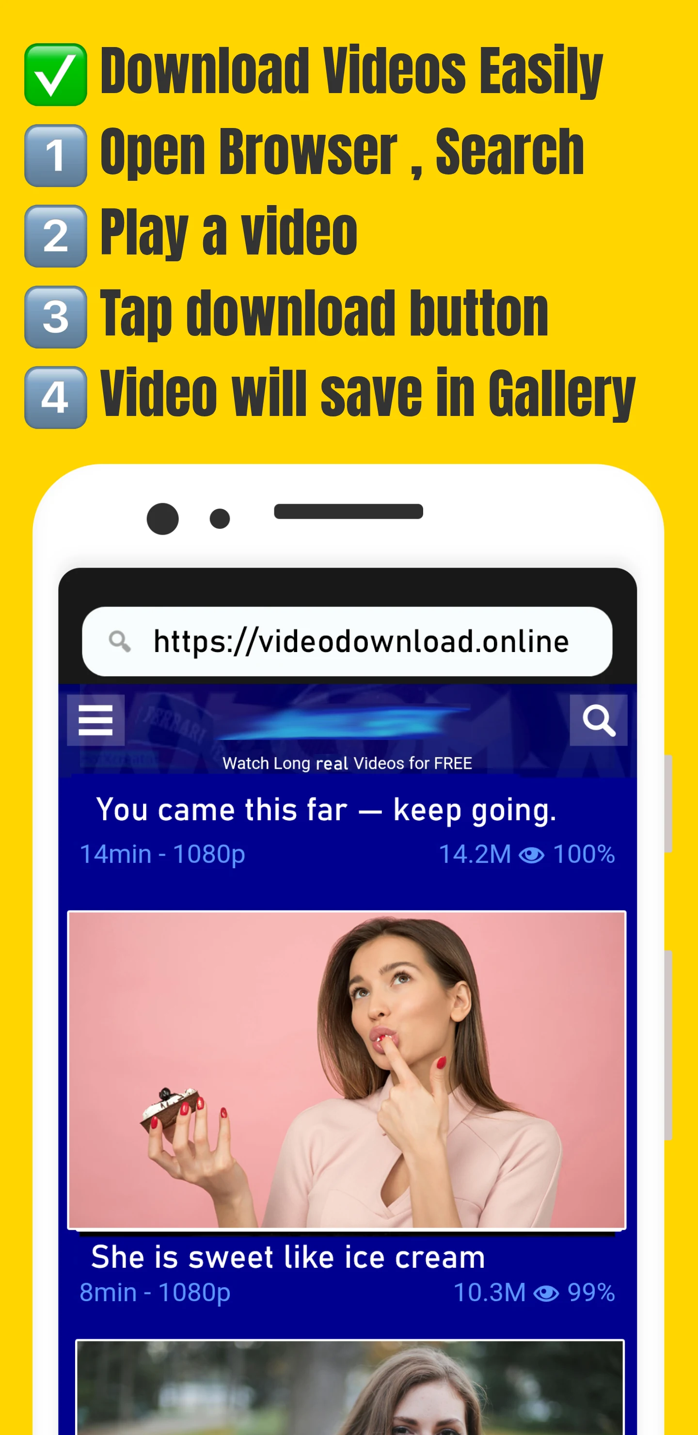 X Sexy Video Downloader Player screenshot